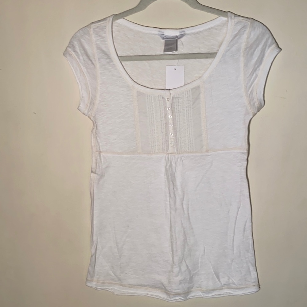 NWT Charlotte Russe Scoop Neck Short Sleeve Tee
